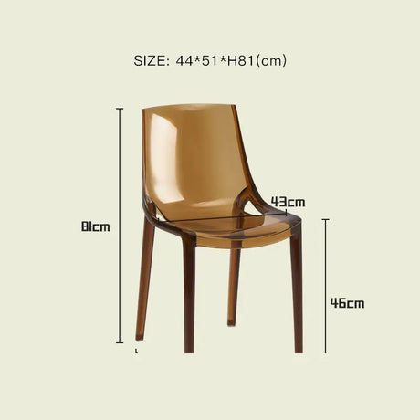 LAZYSPACE Leo Acrylic Coffee Chair from LAZYSPACE