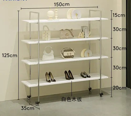 SM Liam Black Shoes and Clothing Stand from SM
