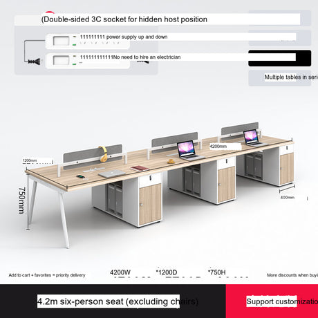 MUTINI Cortland Simple Modern Office Screen Desk Set from MUTINI