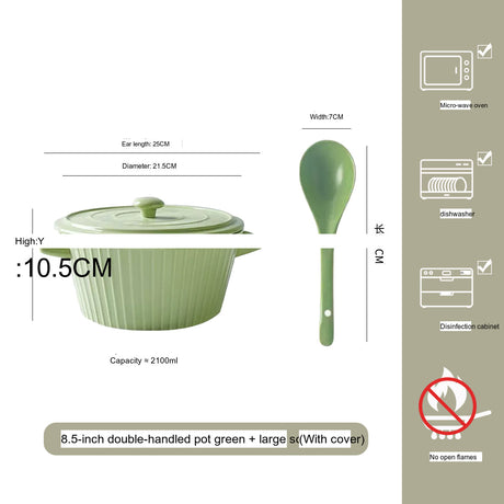 MOSE Striped Double-Ear Soup Bowl from MOSE