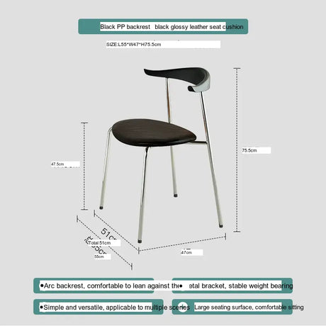ABOUT WHITE Sapphira Elegant Retro Solid Wood Dining Chair from ABOUT WHITE