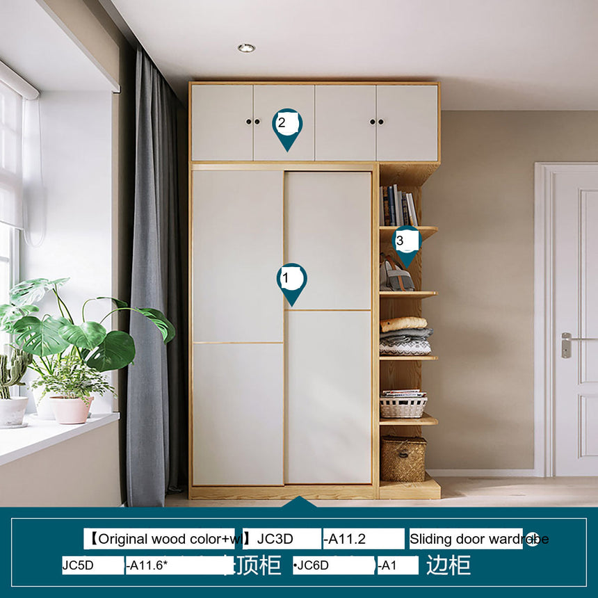 LINSYKIDS Japanese Style Sliding Door Wardrobe from LINSY KIDS