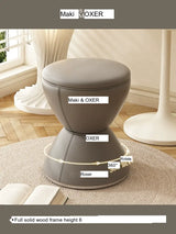 MOXER Elowen Elegant Solid Wood Rotating Dressing Stool from MOXER