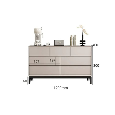 LINYUE Silas Italian Minimalist Eight-Drawer Storage Unit from LINYUE