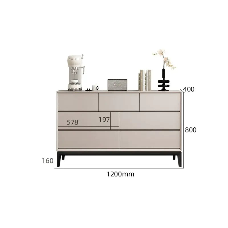 LINYUE Silas Italian Minimalist Eight-Drawer Storage Unit from LINYUE