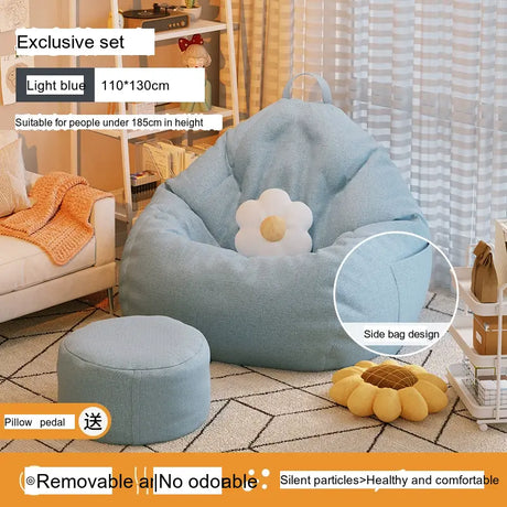 LEDONG Kintaro Plush Versatile Bean Bag Chair from LEDONG