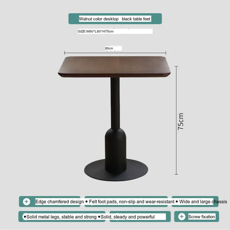 ABOUT WHITE Orenji Elegant Solid Wood Round Dining Table from ABOUT WHITE