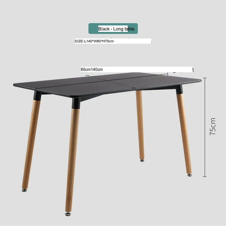 ABOUT WHITE Jisoo Elegant Solid Wood Reception Table from ABOUT WHITE