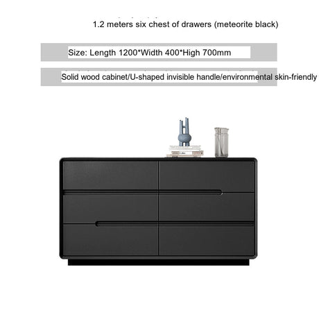 LINYUE Alaric Italian Solid Wood Eight-Drawer Storage Cabinet from LINYUE