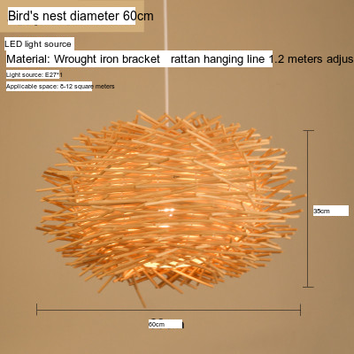 BOJI Azura Elegant Woven Coffee Ceiling Lamp from BOJI