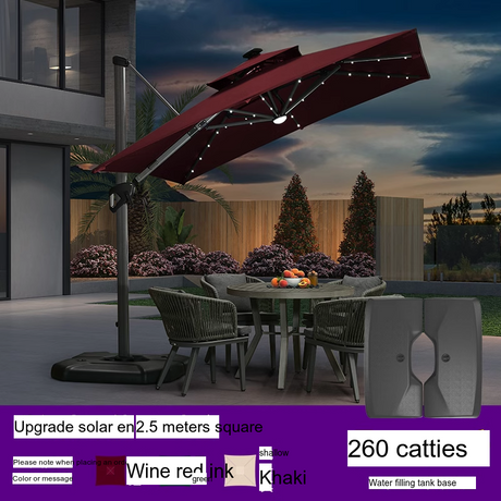 ZIYE Hiroshi Eco-Friendly Solar Street Umbrella from ZIYE