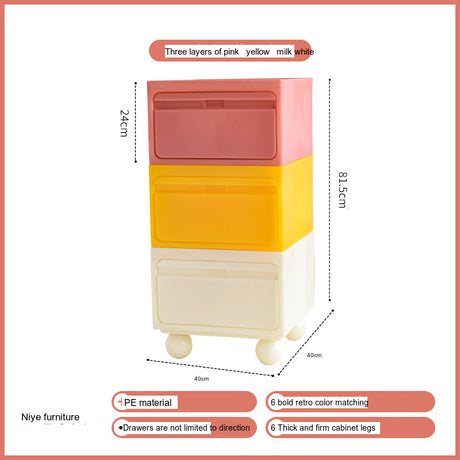 NIYE Calypso Minimalist Nordic Bedroom Storage Side Cabinet from NIYE