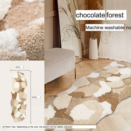 KENZAKI Sakura Snow Washable Rug from KENZAKI