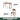GENJI Marisol Scandinavian Peach Highchair Natural Wood Feed Table from GENJI