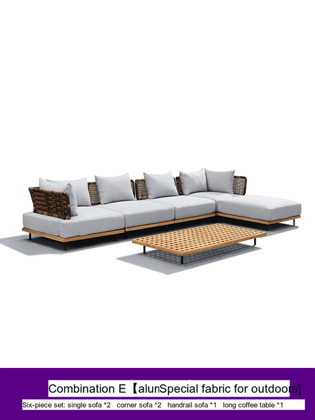 ZIYE Celestine Cozy Scandinavian Natural Sofa from ZIYE