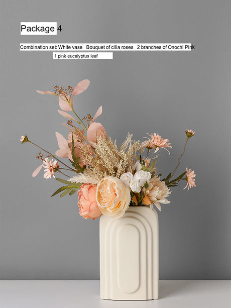 LIVETAI Isolde Elegant Nordic Art Ceramics Flower Relief Pack from LIVETAI
