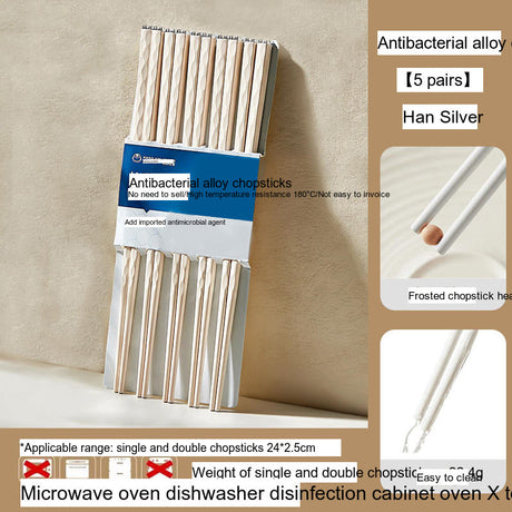 MOSE Antibacterial Metal Chopsticks Set from MOSE
