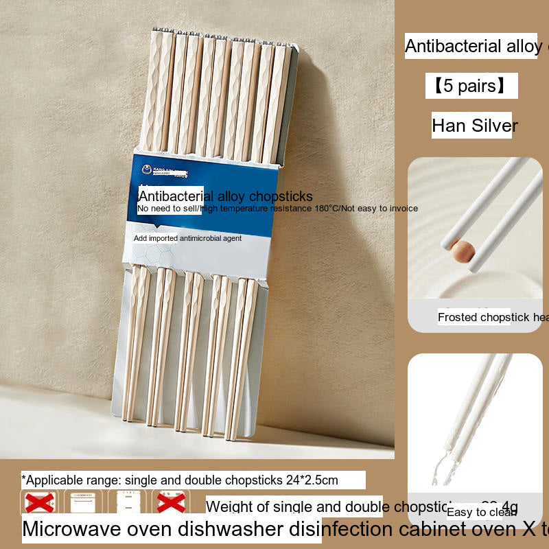 MOSE Antibacterial Metal Chopsticks Set from MOSE