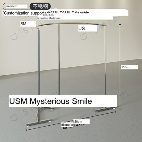 SM Henry Stainless Steel Clothing Hanger Stand from SM