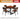 WEIMEI Akihiko Rustic Dual-Person Square Dining Table Set. from WEIMEI