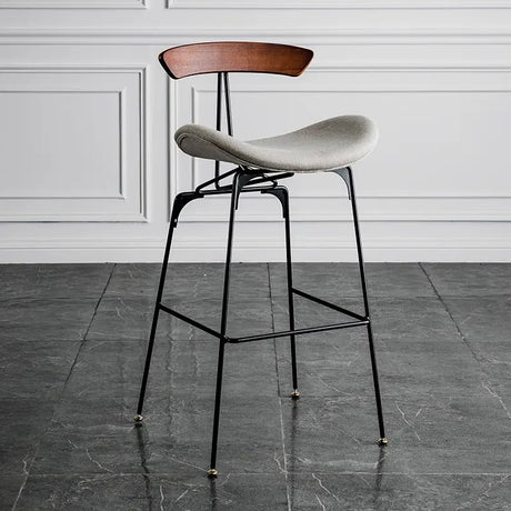 ABOUT WHITE Amaya Elegant Industrial Bar Stool from ABOUT WHITE