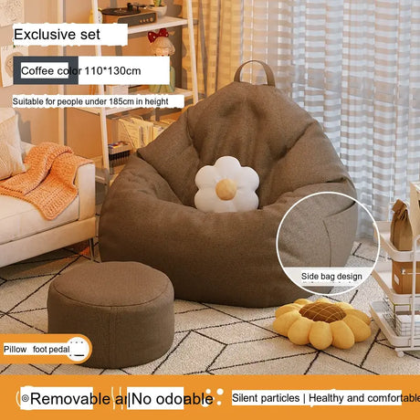 LEDONG Kintaro Plush Versatile Bean Bag Chair from LEDONG