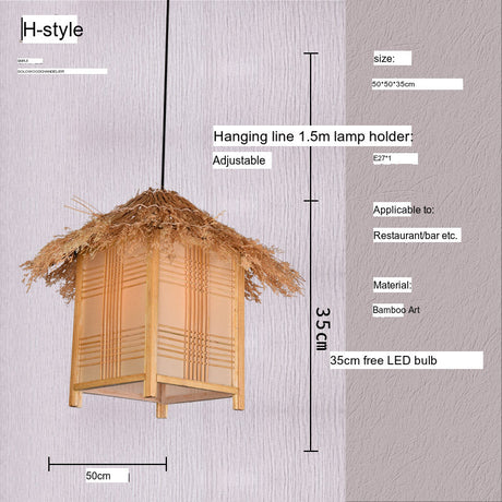 BOJI Melrose Vintage Elegant Rectangular Ceiling Lamp from BOJI