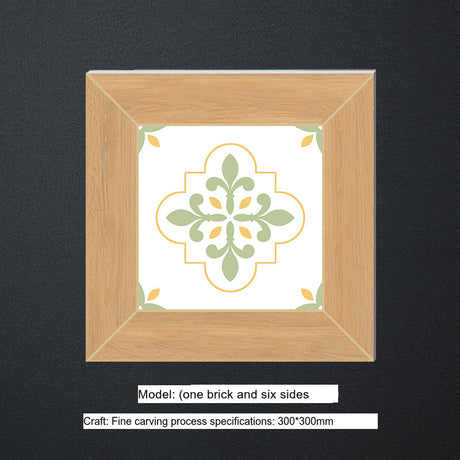 LOFTWELL Mistral Sleek Modern Small Tiles 300x300 Green Wall Tile from LOFTWELL