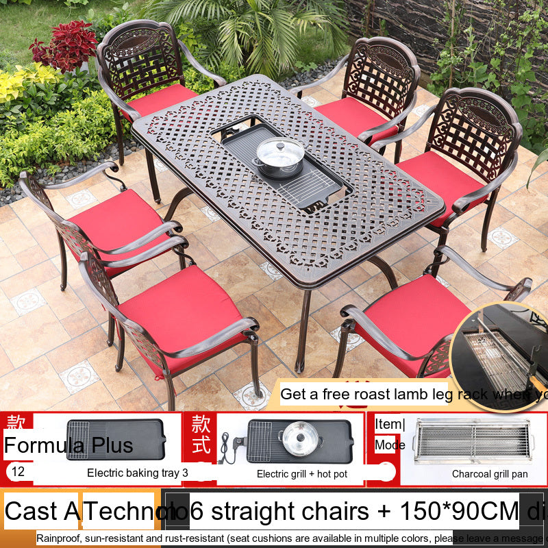 MOJIA Theron Multi-Functional Electric BBQ Table for Stylish Outdoors from MOJIA