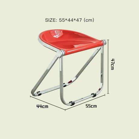 LAZYSPACE Noah Transparent Folding Chair from LAZYSPACE
