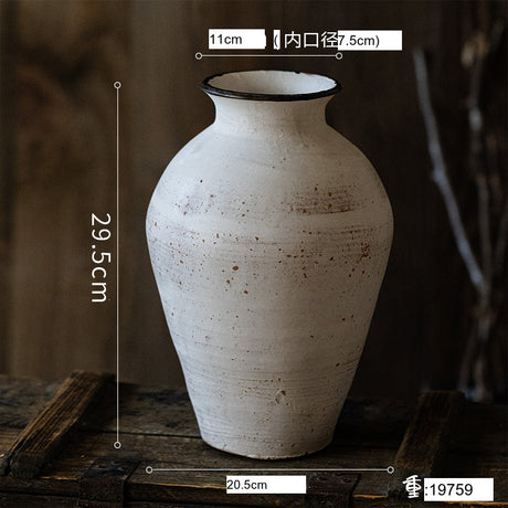 JUHAN Isolde Rustic Floral Arrangement Pottery Vase from JUHAN