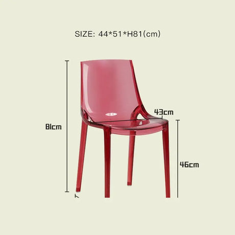 LAZYSPACE Leo Acrylic Coffee Chair from LAZYSPACE