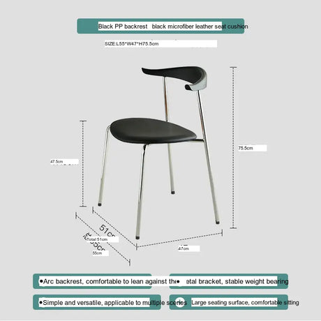 ABOUT WHITE Sapphira Elegant Retro Solid Wood Dining Chair from ABOUT WHITE