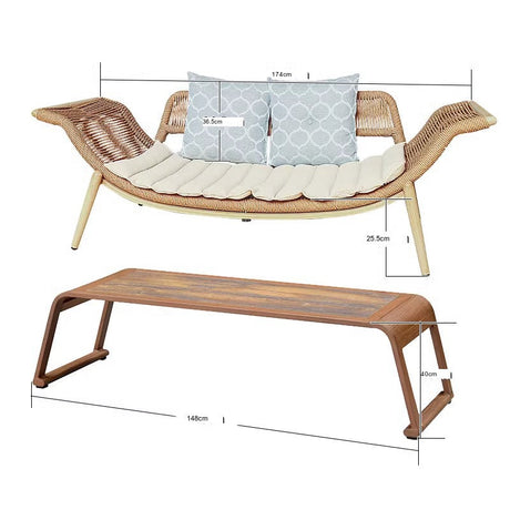 ZIYE Isadora Elegant Rattan Lounge Chair from ZIYE