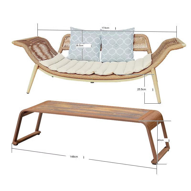 ZIYE Isadora Elegant Rattan Lounge Chair from ZIYE