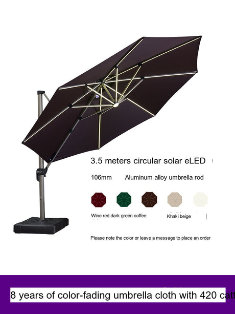 ZIYE Lirien Street Umbrella Solar Powered Villa from ZIYE