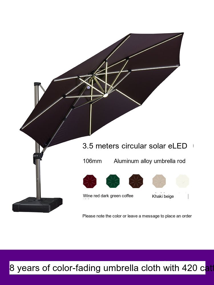 ZIYE Lirien Street Umbrella Solar Powered Villa from ZIYE