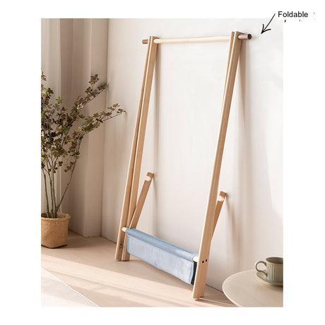 Jessie Solid Wood Clothing Rack from maija