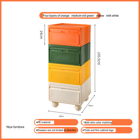 NIYE Calypso Minimalist Nordic Bedroom Storage Side Cabinet from NIYE