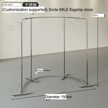 SM Henry Stainless Steel Clothing Hanger Stand from SM