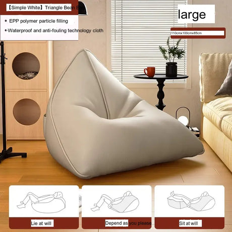 LEDONG Kenji Versatile Cozy Bean Bag Chair from LEDONG