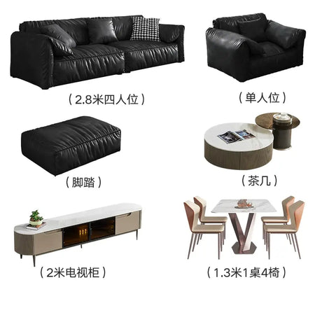 LATE AUTUMN Black Scandinavian Sofa with Modern Design from LATE AUTUMN