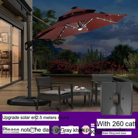 ZIYE Hiroshi Eco-Friendly Solar Street Umbrella from ZIYE