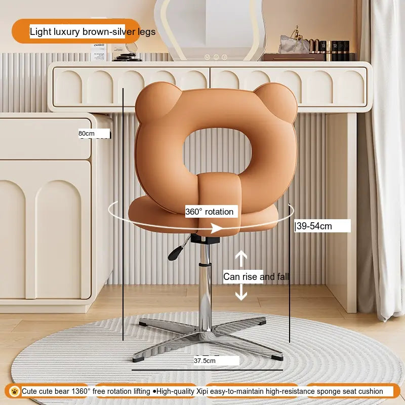 XIMIKA Adalyn Luxe Light Vanity Makeup Stool from XIMIKA