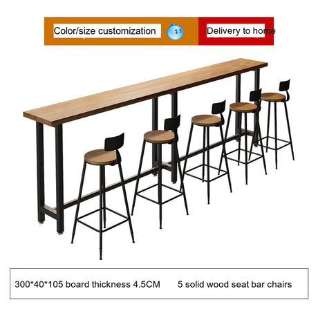 WEIMEI Santiago Chic Solid Wood Dining Set from WEIMEI
