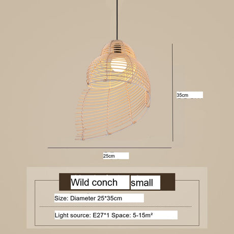 BOJI Sapporo Creative Personalized Bird Nest Rattan Art Chanders from BOJI