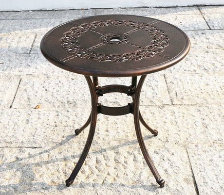 MOJIA Osiris Wrought Iron Outdoor Coffee Table for Timeless Charm from MOJIA