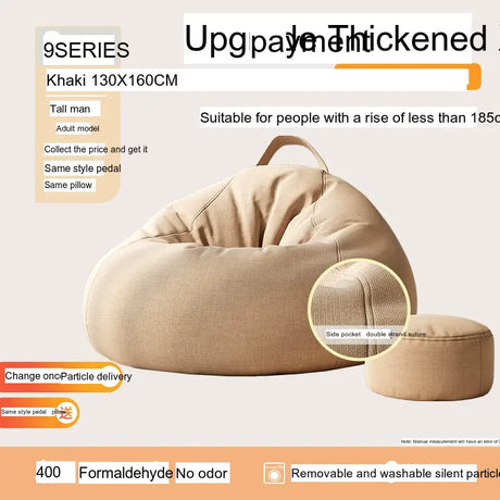LEDONG Elowen Cozy Creative Bean Bag Chair from LEDONG