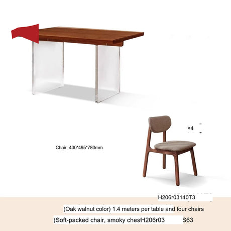 GENJI Haruto Elegant Cherrywood Dining Table from GENJI