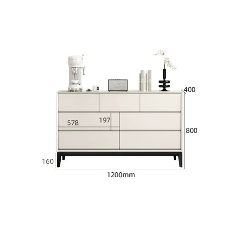 LINYUE Silas Italian Minimalist Eight-Drawer Storage Unit from LINYUE